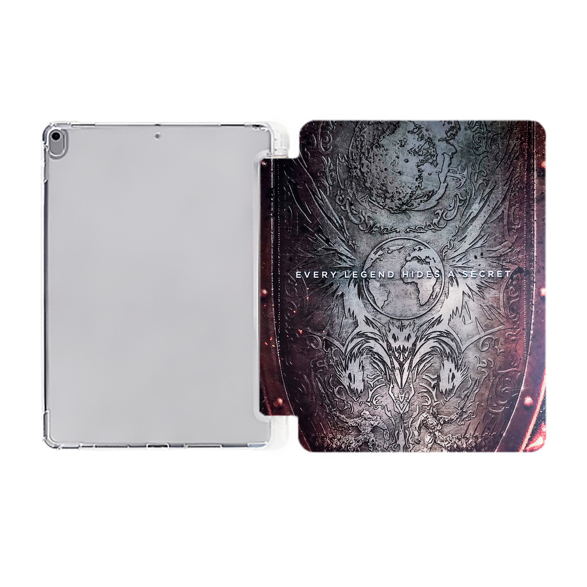 （画像用） Transformers トランスフォーマー IPad ケース ペン収納付き 三つ折りスタンド PUレザー×シリコン 対応機種9.5/10.5/10.9インチ